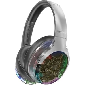 Promate Transtune Wireless Over Ear Headphones Silver
