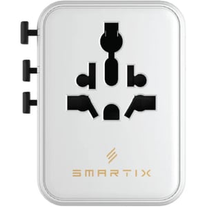 Smartix NomadPro Universal Travel Adaptor White - SM1BCTA14