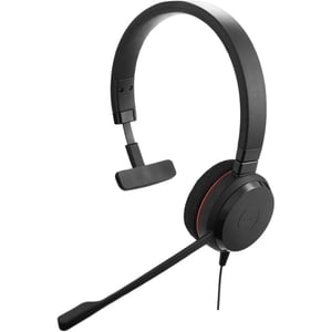 Jabra Evolve 20 Mono MS Wired Over Ear Headset Black