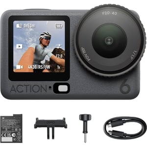 DJI Osmo Action 6 Black Adventure Combo Action Camera - CP.OS.00000506.02