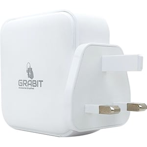 Grabit 1 Pc GTC-400 GaN Travel Charger White
