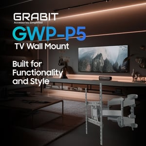 Grabit 32-75inch TV Wall Bracket Black - GWB-P5