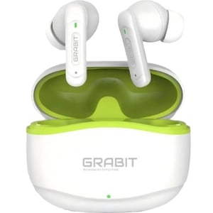 Grabit G-RUSH Wireless Earbuds White