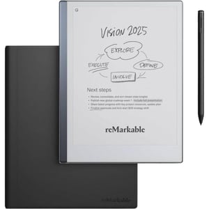 ReMarkable 2 Paper Tablet - WiFi 8GB 1GB RAM 10.3inch Black With Marker & Book Folio - International Version - RM81C-1000NW