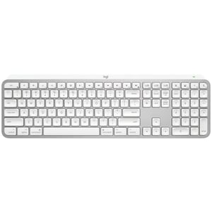 Logitech MX Keys S for Mac Advanced Wireless Illuminated Keyboard, Pale Gray - 920-012267