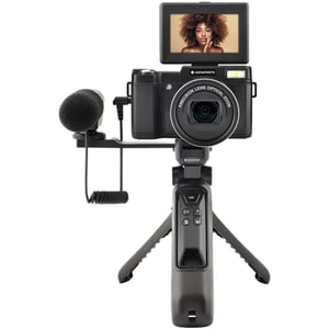 Agfa Realishot All-in-One Vlogging Camera Bundle Black - VLG4KOPT