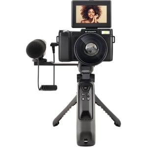 Agfa Realishot All-in-One Vlogging Camera Bundle Black - VLG4KDIG