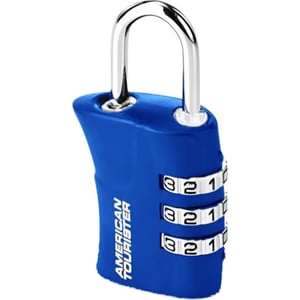 American Tourister 1 Pc 3 Dial Combination Lock Blue - 251-2501-001536