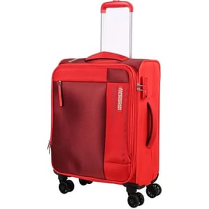 American Tourister 1 Pc Durable Marina Luggage Trolley Case Red - 251-2501-005596