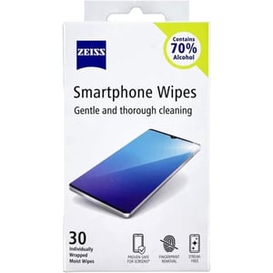 Zeiss Smartphone Wipes White 30Pcs