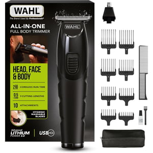Wahl All-in-One Cordless Trimmer for Men – Black | 3028664