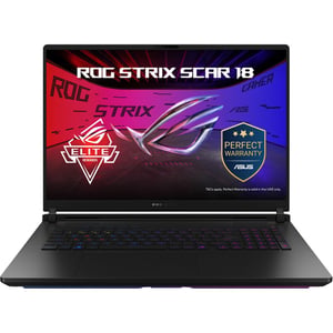 Asus ROG Strix SCAR 18 Gaming (2026) Laptop - 2nd Series / Intel Core Ultra 9-290HX Plus / 18inch 4K / 2TB SSD / 64GB RAM / 24GB NVIDIA GeForce RTX 5090 GPU / Windows 11 Home / English & Arabic Keyboard / Off Black / Middle East Version - [G835LXG-TQ512W]