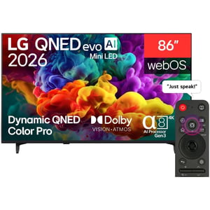 LG 86inch evo AI QNED85 4K QNED Smart Television (2026 Model) - 86QNED85B6T.AFU