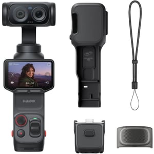 Insta360 Luna Ultra Cosmic Black Gimbal Action Camera Standard Bundle - INST-CINSABTA-LUNA