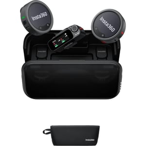 Insta360 Mic Pro With 2X Transmitter and 1X Receiver Graphite Black - INST-MICPRO01