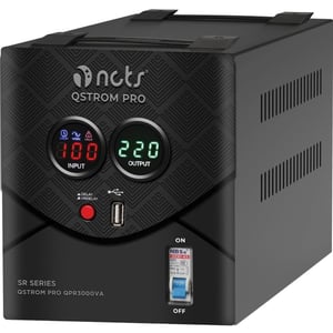 NCTS Qstrom Pro QPR3000VA/AVR Stabilizer 3000W - QPR300240M