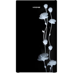 Krome Single Door Refrigerator 90L Black - KR-RF141GG