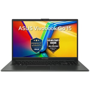 Asus Vivobook Go 15 (2026) - Intel Processor - N150 / 15.6inch FHD / 128GB / 8GB RAM / Shared Intel UHD Graphics / Windows 11 Home / English & Arabic Keyboard / Mixed Black / Middle East Version - [E1504TA-BQ225WS]