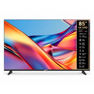 SPJ 85 Inch 4K Ultra HD Smart WebOS LED TV, Dolby Atmos, Magic Remote, Apple AirPlay, Netflix & YouTube Built-in, Dual Remote Control, WiFi, HDMI & USB, Complimentary Wall Bracket, Black