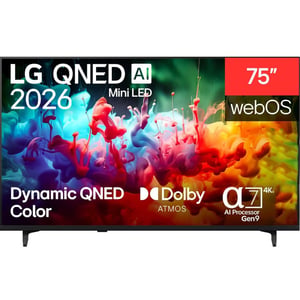LG 75inch QNED 4K AI Mini LED Smart Television (2026 Model) - 75QNED72B6T
