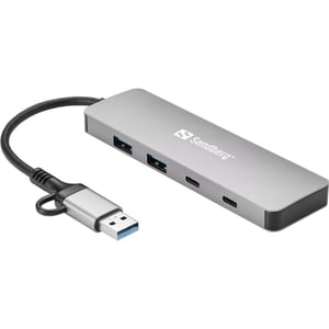 Sandberg 5-in-1 USB-C And USB-A Hub - 136-64