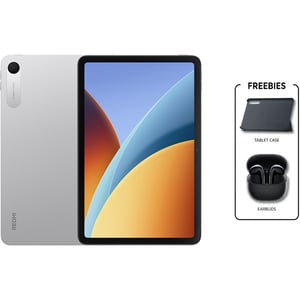 Xiaomi Redmi Pad 2 Tablet - WiFi 128GB 4GB RAM 9.7inch Silver - 2603ARP14G + Case + Buds 6
