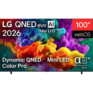 LG 100inch evo AI Mini LED QNED85 4K QNED Smart Television (2026 Model) - 100QNED85B8