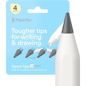 Paperlike 1/2 Replacement Tips Charcoal Blue Apple Pencil 4 Pack - PL-APT-CB-25