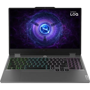 Lenovo LOQ 15IAX9 Gaming (2022) Laptop - 12th Gen / Intel Core i5-12600HX / 15.6inch FHD / 1TB SSD / 16GB RAM / 6GB NVIDIA GeForce RTX 3050 Graphics / Windows 11 Home / English & Arabic Keyboard / Luna Grey / Middle East Version - [83GS00V4AX]