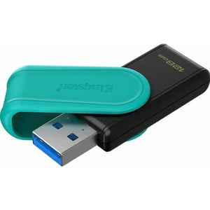 Kingston DataTraveler Exodia S Flash Drive USB3.2 Gen 1 128GB Black/Turquiose - DTXS/128GB