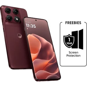 Moto Edge 70 Pro 5G 512GB 12GB RAM Pantone Zinfandel Dual Sim Smartphone + 1 Year Screen Damage Protection