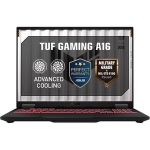 Asus TUF A16 Gaming (2025) Laptop - AMD Ryzen 7-260 / 16inch WUXGA / 512GB SSD / 16GB RAM / 8GB NVIDIA GeForce RTX 5050 Graphics / Windows 11 Home / English Keyboard / Gray / International Version - [FA608UH-R7165W]