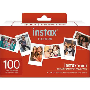 Fujifilm Instax Mini Instant Film White 100pcs Pack - 600019002