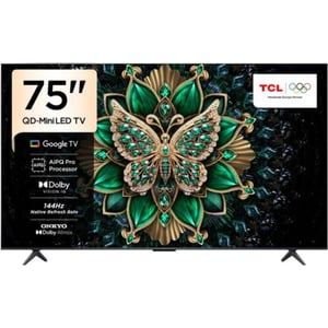 TCL 75inch C61K 4K UHD QD-MiniLED Google Television (2026 Model) - 75C61K - International Version