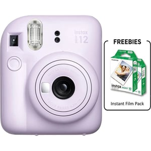 Fujifilm Instax Mini 12 Instant Camera Lilac + 1 Pack Film