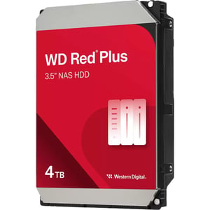 Western Digital Red Plus NAS Internal Hard Drive 4TB Black - WD40EFPX
