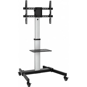 BrandTech Mobile TV Stand with Wheels Black - BT3786B1