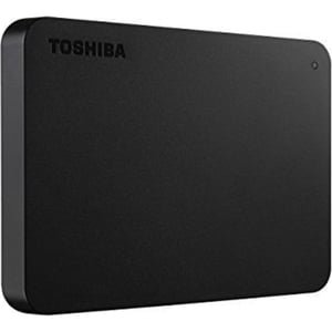 Toshiba Canvio Basics Portable External Hard Disc Drive USB 3.0 1TB Black - HDTB410XK3AA - International Version