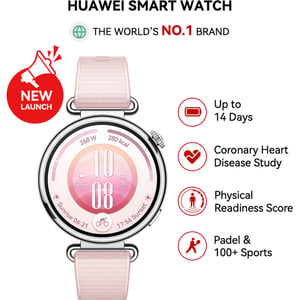 Pink Pre-Order Huawei Watch GT7 with Konsu Fluoro Strap 41mm - Pink (HUW-GT7-KON-PNK)