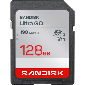 Sandisk Ultra Go UHS-I SD Card 128GB Grey - SDSDUGN-128G-GN6IN