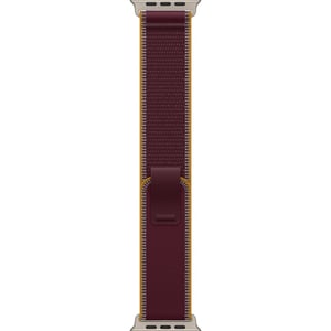 Apple Natural Titanium Finish Trail Loop 49mm Burgundy - MK8H4ZM/A