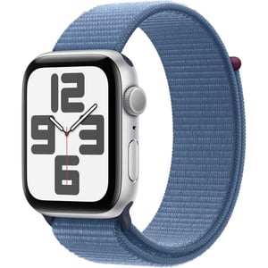 

Apple Watch SE (2023) GPS 44mm Silver Aluminum Case with Winter Blue Sport Loop Middle East Version