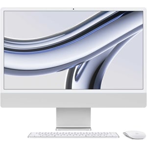 

Apple iMac 24-inch (2023) - M3 with 8-Core CPU / 8GB RAM / 256GB SSD / 10-Core GPU / macOS Sonoma / English & Arabic Keyboard / Silver / Middle East Version