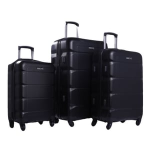 

Para John 3pcs Sphinx Trolley Luggage Set Black