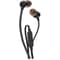 JBL Tune 110 Wired Tangle Free Cable In Ear Headphones – Black