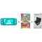 Nintendo Switch Lite 32GB Turquoise Middle East Version + Pokemon Mystery Dungeon: Rescue Team DX Game + Accessory