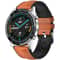 Xcell Classic‑3Talk Smart Watch 1.69″ HD Silver (Brown Leather Strap)