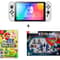 Nintendo Switch OLED 64GB White Middle East Version + Super Mario Bros U Deluxe Game + Starlink