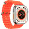 Glassology Ultra 45mm AMOLED Display, Fitness Tracking, Smartwatch, Orange