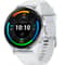 Garmin Venu 3 GPS Smartwatch Silver Stainless Steel Bezel With Whitestone Case and Silicone Band 45mm 010-02784-00